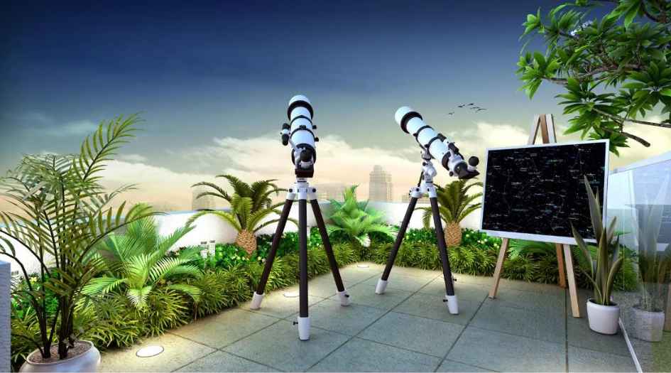 Shristi-Residency-Amenities-Star-Gazing-Area